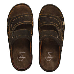Premium quality brown suede slippers – stylish and comfortable for men Premium quality brown suede slippers – stylish and comfortable for men