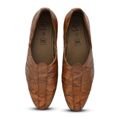 Country Maddox tan leather Gurgabi shoe with padded footbed for all-day comfort Country Maddox tan leather Gurgabi shoe with padded footbed for all-day comfort