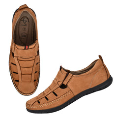 Top view of Cheeku Casual Slip-Ons, emphasizing sleek silhouette and craftsmanship Top view of Cheeku Casual Slip-Ons, emphasizing sleek silhouette and craftsmanship