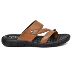 Leather Tan Leather Slippers for men's Leather Tan Leather Slippers for men's