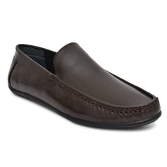 Men's brown leather loafers designed for ultimate comfort and style. Men's brown leather loafers designed for ultimate comfort and style.