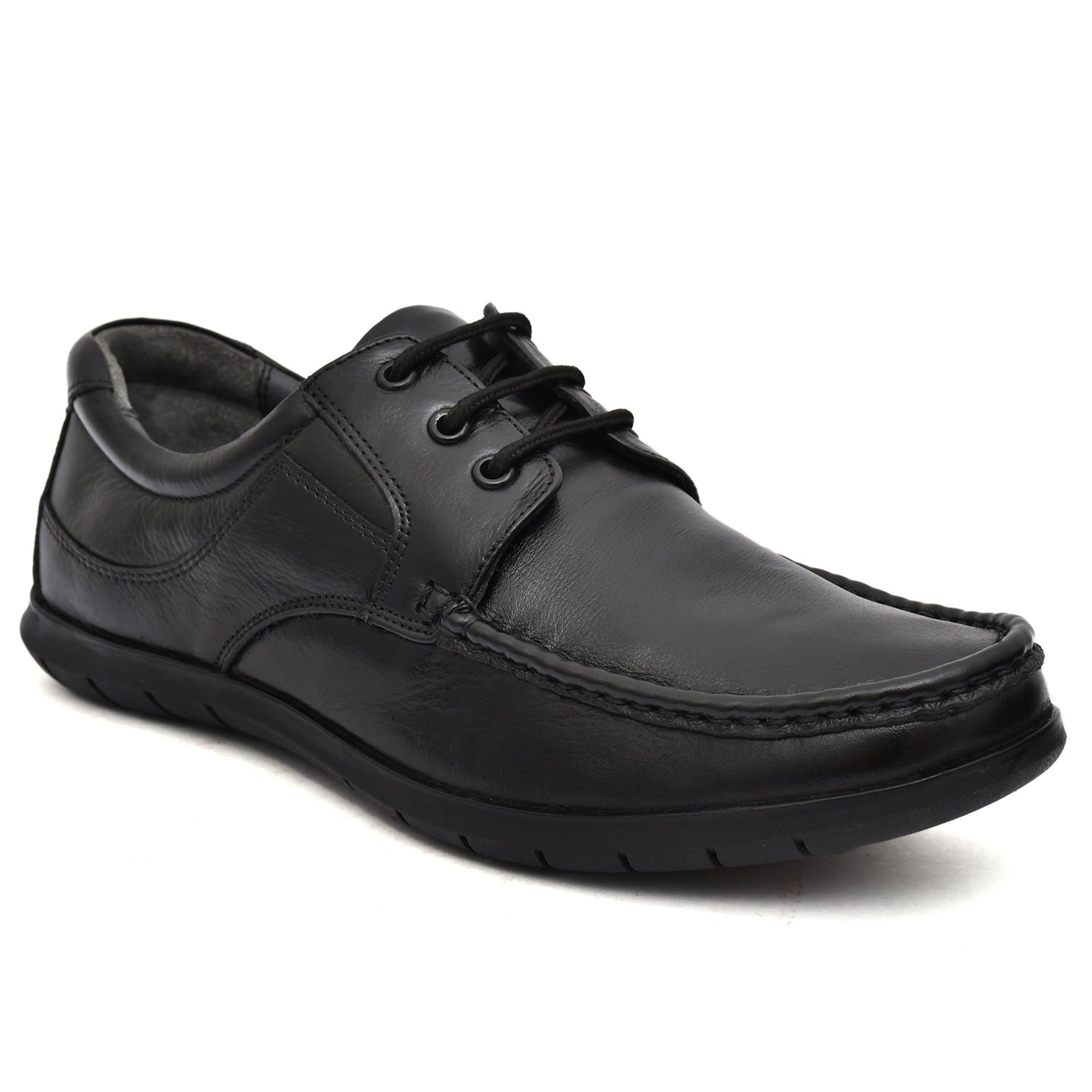 Comfortable and high-quality black leather lace-up shoes Comfortable and high-quality black leather lace-up shoes