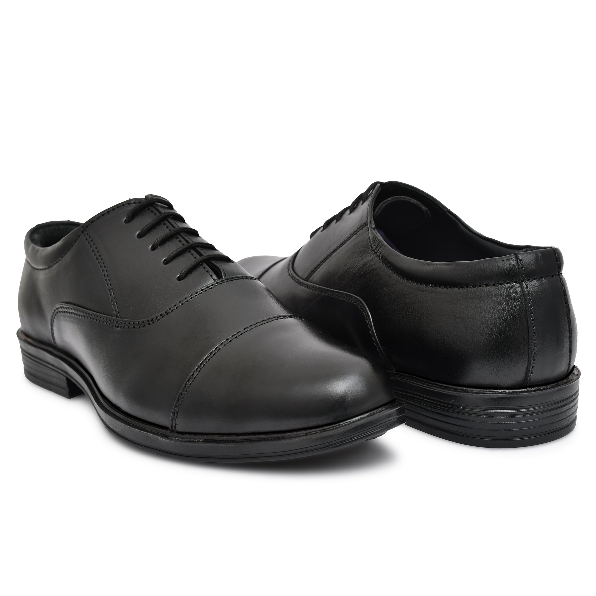 Men's black leather oxford shoes with a modern touch, crafted for comfort by Country Maddox. Men's black leather oxford shoes with a modern touch, crafted for comfort by Country Maddox.