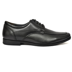 Stylish black leather shoe from Country Maddox with crocodile print detailing. Stylish black leather shoe from Country Maddox with crocodile print detailing.