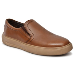 Country Maddox Brown Leather Slip-On - Comfort Meets Style Country Maddox Brown Leather Slip-On - Comfort Meets Style