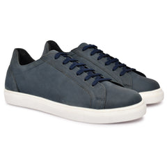 Country Maddox Blue Nu-buck Leather Sneakers with stylish design. Country Maddox Blue Nu-buck Leather Sneakers with stylish design.