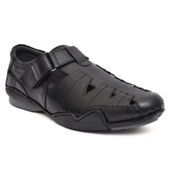 Comfortable black leather sandals for men, perfect for all occasions. Comfortable black leather sandals for men, perfect for all occasions.