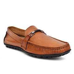 Close-up of Country Maddox Tan Leather Loafers, showcasing the premium leather texture and craftsmanship. Close-up of Country Maddox Tan Leather Loafers, showcasing the premium leather texture and craftsmanship.