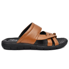 Men’s comfortable tan leather slippers for a sophisticated casual look Men’s comfortable tan leather slippers for a sophisticated casual look