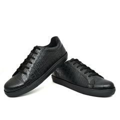 Country Maddox Black Leather Sneakers - Comfortable & Stylish Country Maddox Black Leather Sneakers - Comfortable & Stylish
