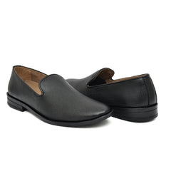 Black Leather Slip-on by Country Maddox Black Leather Slip-on by Country Maddox