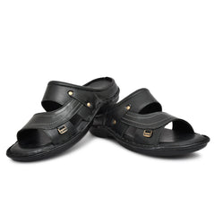 Comfortable men’s black leather slippers made by Country Maddox Comfortable men’s black leather slippers made by Country Maddox