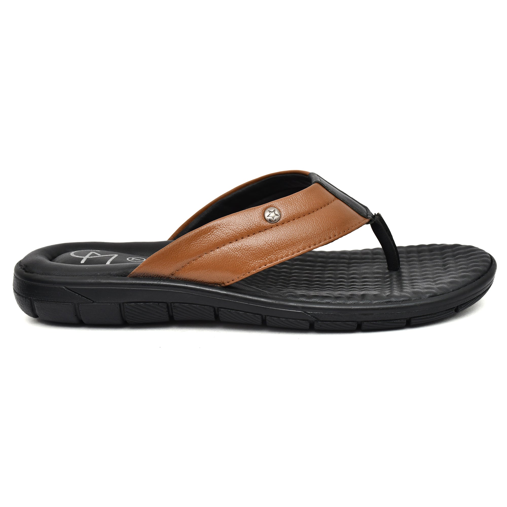 CM Leather slippers for men's