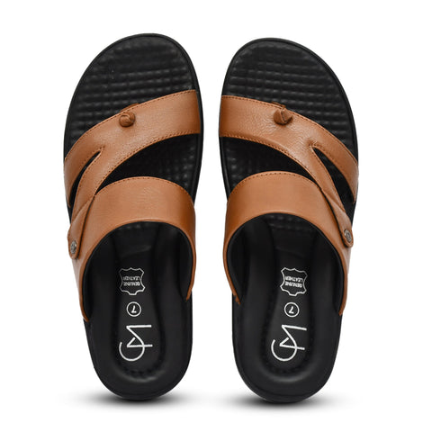 CM Leather slippers for men's