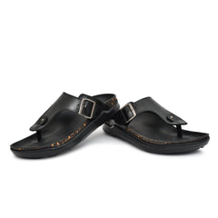 Close-up of Country Maddox thong slippers highlighting the premium leather.