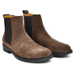 Elegant brown suede leather boots from Country Maddox