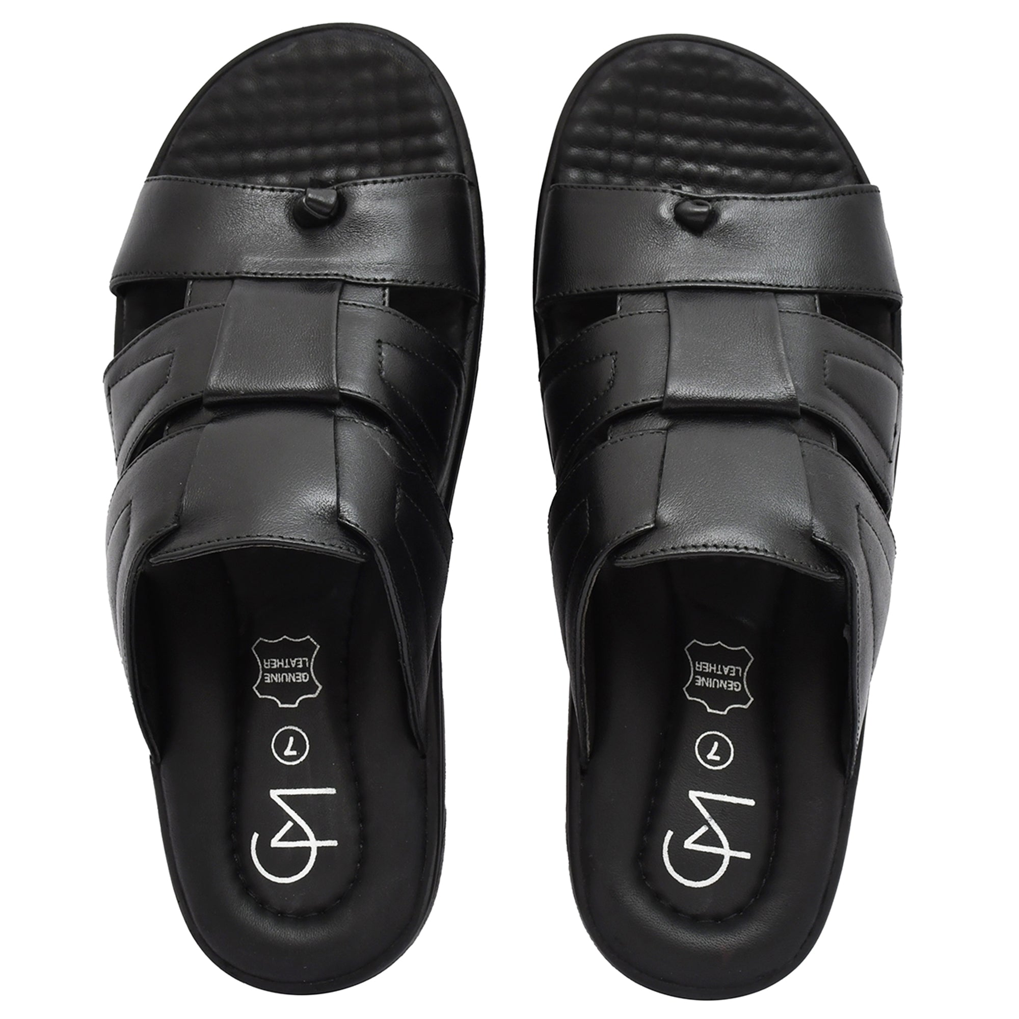 CM Leather slippers for men's