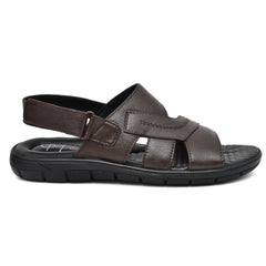 Country Maddox Brown Leather Sandals