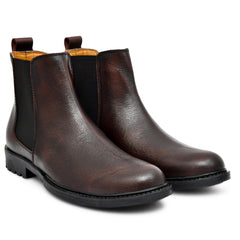 Stylish brown leather boots from Country Maddox, perfect for any outfit.