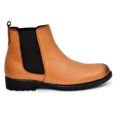 Versatile Tan Leather Boots from Country Maddox, ideal for casual and formal wear.