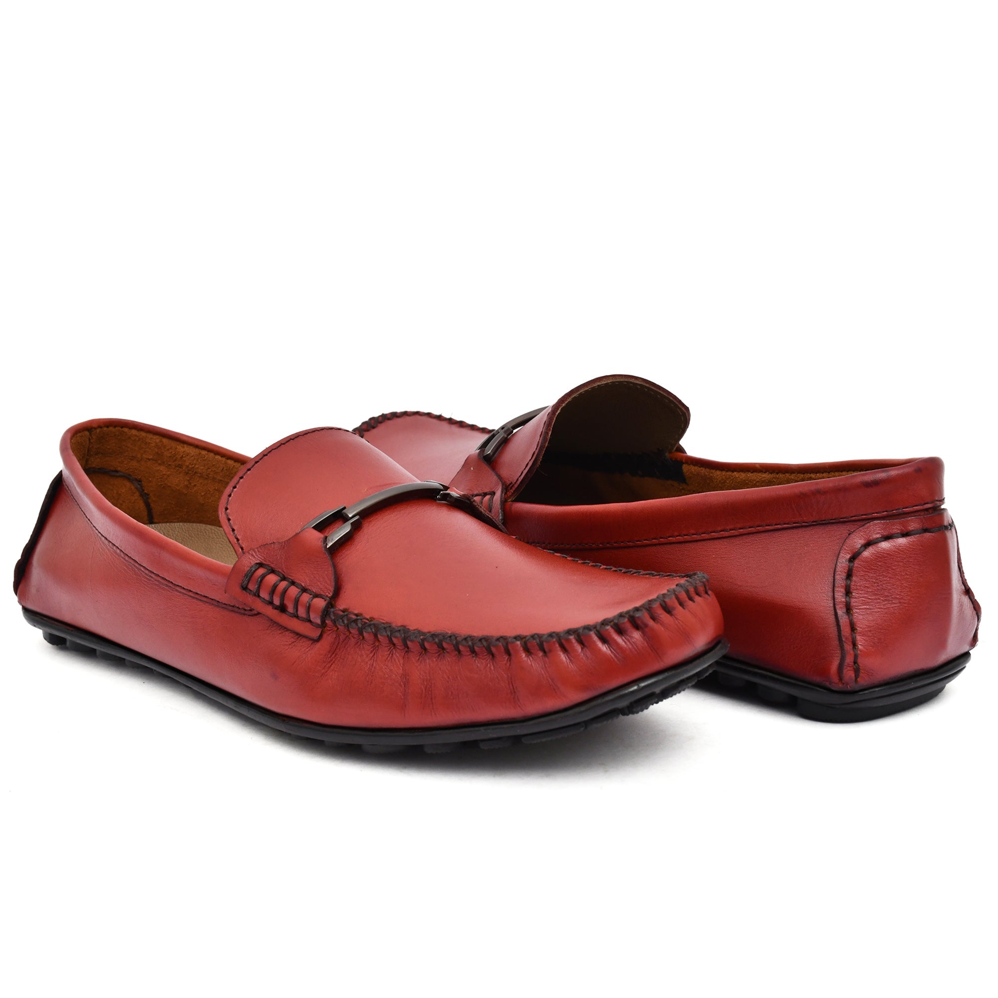 Buckled Leather Loafers for men's countrymaddox