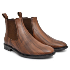 Premium brown leather boots by Country Maddox, showcasing elegant design.