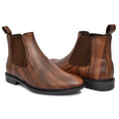 Stylish brown leather boots from Country Maddox, perfect for any occasion.