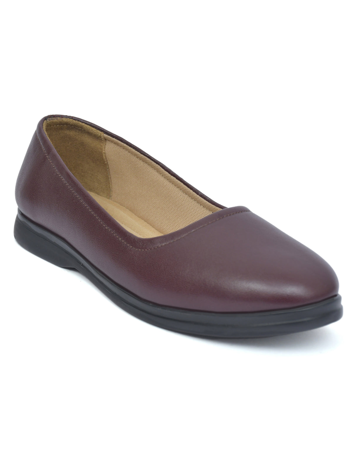 Women’s Brown Slip-On Comfort Flats