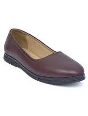 Women’s Brown Slip-On Comfort Flats