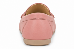 Women's Pink Buckle Detail Loafers – LF 07