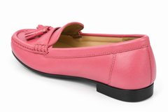 Women's Pink Tassel Loafers – LF 05