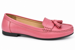 Women's Pink Tassel Loafers – LF 05