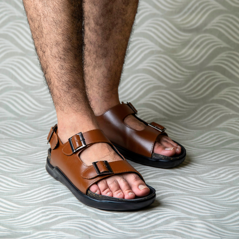 Leather Sandal for men's